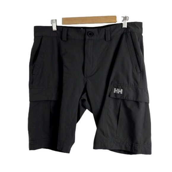 Helly Hansen Charcoal Grey Lightweight Cargo Shorts - Picture 1 of 10